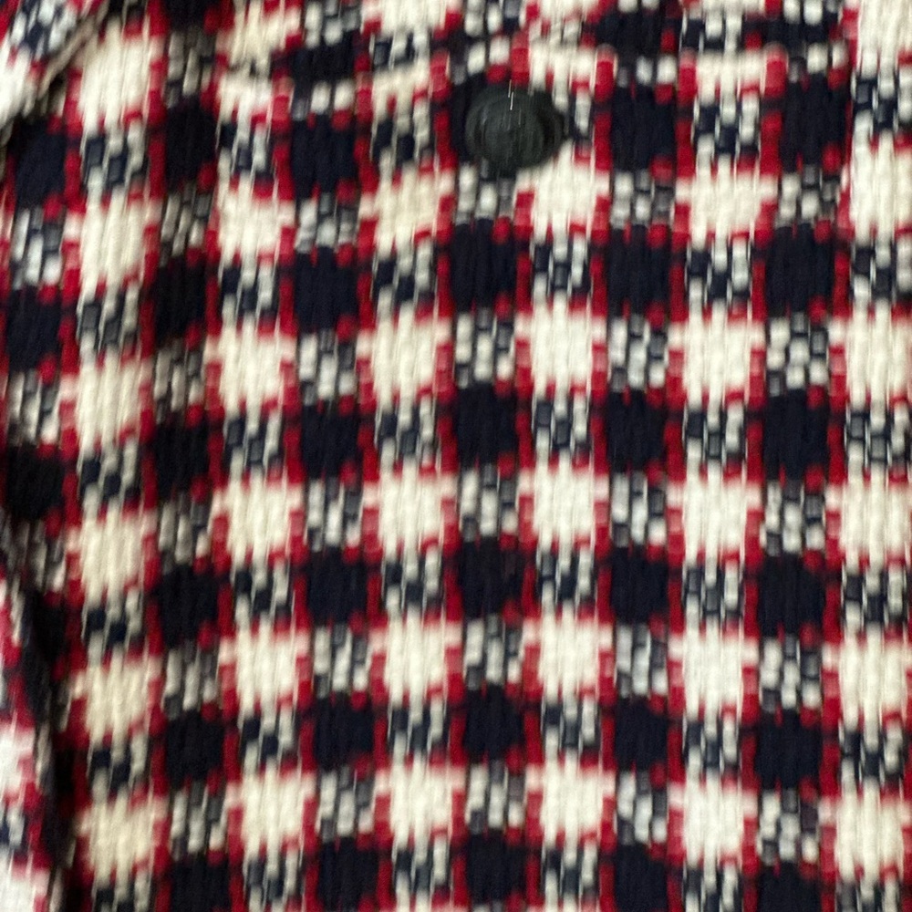Brooks Brothers Navy, Red and White Checkered Blazer - Picture 6 of 6